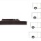 Prag metalic Vw Transporter (T5), 2004-2015, parte montare Prag dreapta, sub usa fata, 956842, Aftermarket