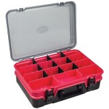 Cutie accesorii pescar Baracuda H1101, 390 x 270 x 125 mm, negru/rosu