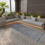 VidaXL Covor de exterior, ARAKIL antracit, 80x250 cm, PP