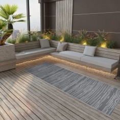 vidaXL Covor de exterior, ARAKIL antracit, 80x250 cm, PP