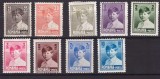 1928 - Mihai I regenta, serie nestampilata cu sarniere