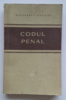 Codul penal &amp;ndash; Editura Științifică, București 1958 &amp;ndash; text oficial + anexe foto