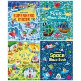 Usborne Maze Series By Sam Smith &amp; Kirsteen Robson 4 Books