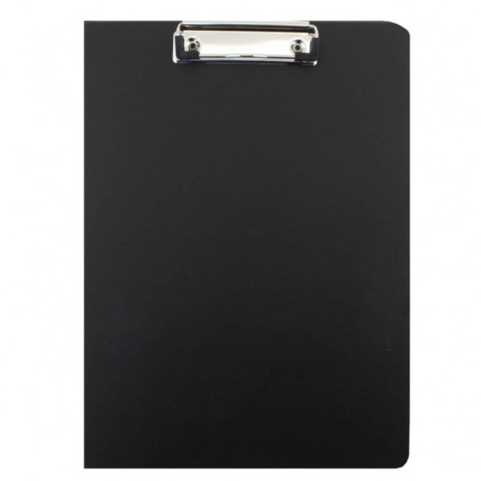 Clipboard A5 DACO Simplu, Negru, Material Plastic, Clipboarduri Simple, Clipboard Documente, Accesorii Documente, Suporturi de Scris, Suport de Scris,