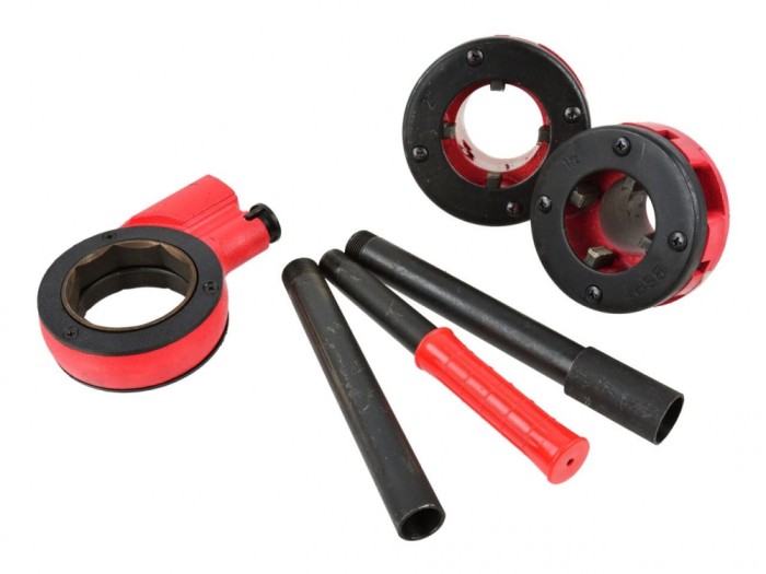 Trusa filiera pentru tevi 1/5&quot; - 2&quot;, 2 piese, Geko G01003