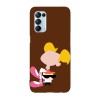 Husa compatibila cu Oppo A96, Viceversa, model Dexter and Dee Dee drawing, Silicon, TPU, Transparent, Carcasa