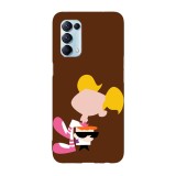 Husa compatibila cu Oppo A72, Viceversa, model Dexter and Dee Dee drawing, Silicon, TPU, Transparent, Carcasa