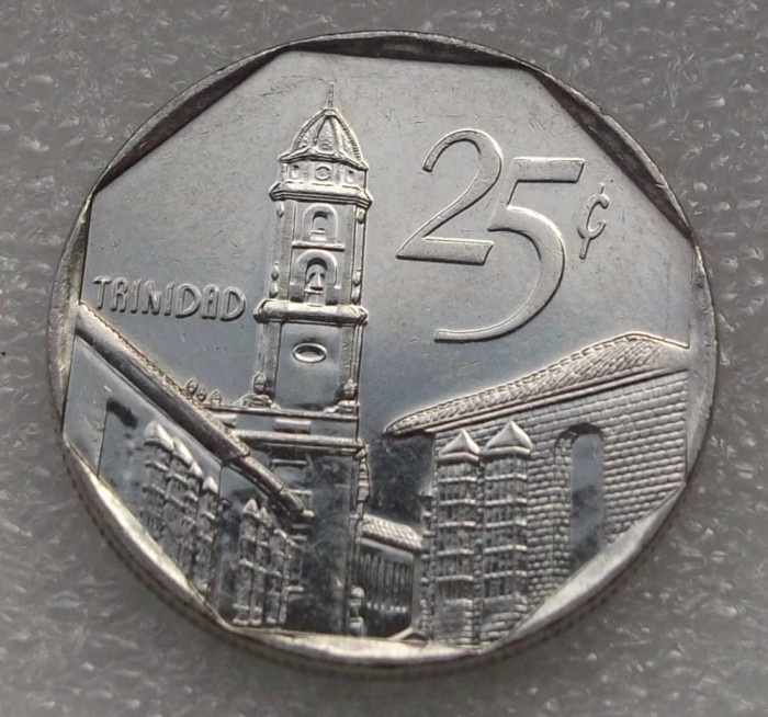 P1. Cuba 25 centavos 1994 UNC **