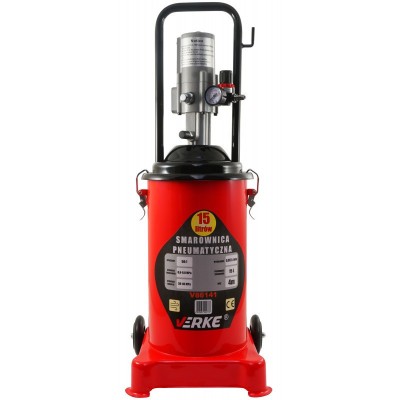 Statie de gresat actionata pneumatic recipient 15L Verke V86141 foto