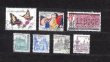 Lot 7 Timbre Vechi Cehia - Istorie Lidice, Halterofilie Cheb 93, Fluturi, Orase -A444