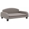 Pat de caini, gri taupe, 70x45x30 cm, textil