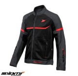 Cumpara ieftin Geaca (jacheta) barbati pentru scuter - motocicleta Racing vara Seventy model SD-JR30.1 Mojave culoare: negru/rosu Negru/rosu XL