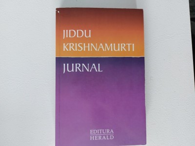 Krishnamurti Jurnal foto