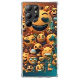 Husa personalizata pentru samsung galaxy s23 ultra, magsafe atasare magnetica, emoji faces