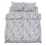 Set de pat king size bumbac,144 TC,Ronda