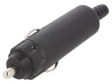 Mufă brichetă auto 12VDC 20A neagră