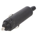 Mufă brichetă auto 12VDC 20A neagră