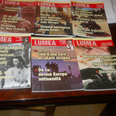 Revista Lumea 2014 -6 numere -nr. 5,7,8,10,11,12