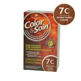 Vopsea de par blond terre cuivre 7C, Color&amp;Soin