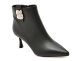Botine elegante EPICA negre, 2201, din piele naturala