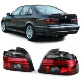 Lumini spate din sticla clara rosii negre, potrivite pentru BMW Seria 5 E39 sedan 95-00 Performance AutoTuning