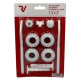 Set Accesorii Calorifer Roval 11 Piese Montaj, Reductii, Console, Aerisitor, Dop