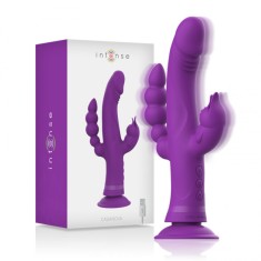 INTENSE - CASANOVA RABBIT SILICONE VIBRATOR TRIPLE MOTOR PURPLE foto