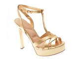 Sandale elegante ALDO aurii, BORNEOLAAN 715, din piele ecologica