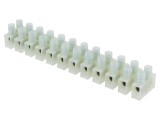 Regletă de Conexiuni cu Șurub 6mm2 400V 12 Piste