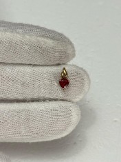 PANDANTIV AUR 8K (333) + RUBIN = 050CT - Germany - Vintage !
