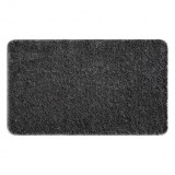 Covor Baie Gri Lurex 60x100 cm SYNERGY, Antialunecare, Moale, Poliester, Lavabil, Glamour