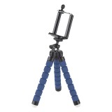 Trepied telefon sau camera, albastru, picioare flexibile, max 700g
