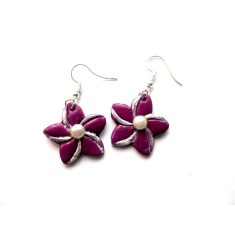 cercei fimo mov inchis 47964