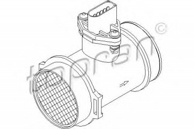 Debitmetru / senzor debit aer MERCEDES SPRINTER 3-t bus (903) (1995 - 2006) TOPRAN 401 334 foto