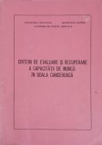 CRITERII DE EVALUARE SI RECUPERARE A CAPACITATII DE MUNCA IN BOALA CANCEROASA-OCTAV COSTACHEL, OCTAVIAN BER-247162
