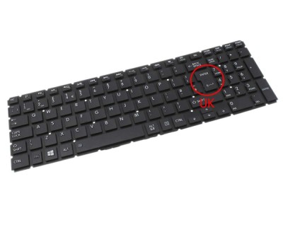 Tastatura Toshiba Radius P50W B layout UK fara rama enter mare, Radius P50W layout UK fara rama enter mare foto
