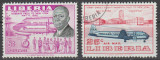 Liberia 1956 , Posta Aeriana , Aviatie, Stampilat