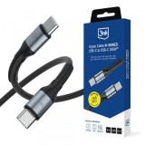 Cumpara ieftin Cablu Date si Incarcare USB-C - USB-C 3MK Hyper N, 100W, 3m, Negru