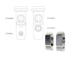 Supapa expansiune clima Chevrolet Aveo/Kalos T200, 2003-2006 motor 1.4, Chevrolet Aveo (T250), 2006-2011, motor 1.2; 1.4 benzina