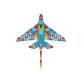 Zmeu zburator din textil, forma aerodinamica, sfoara 40 m, 115x60 cm, multicolor, Oem