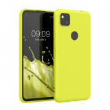 Husa pentru Google Pixel 4a, Silicon, Galben, 52357.195, Carcasa, Kwmobile