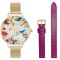 Ceas Dama, Olivia Burton, Pop Art OBGSET153, Set cu Bratara suplimentara - Marime universala