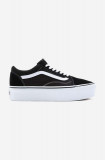 Vans sneakers Old Skool Stackform culoarea negru VN0A7Q5M6BT-black