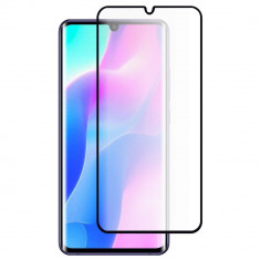 Folie Sticla Full Cover Premium pentru Xiaomi Mi Note 10 Lite, 5D, Full Glue, Negru foto