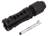 Conector Solar MC4 Tată Drept 4-6mm&sup2; Crimpat