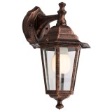 Aplica exterior London 6102C, orientare in jos, 1 x E27, cupru, clasic