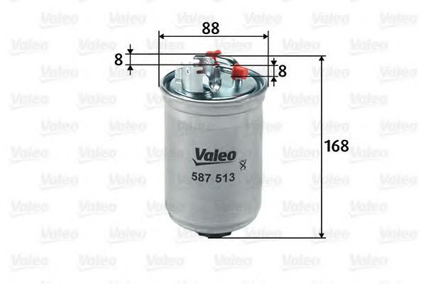 Filtru combustibil VW CADDY II Pick-up (9U7) (1996 - 2000) VALEO 587513