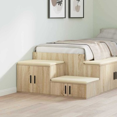 vidaXL Dulap de depozitare Stejar sonoma 127 x 41 x 40 cm 866653 foto