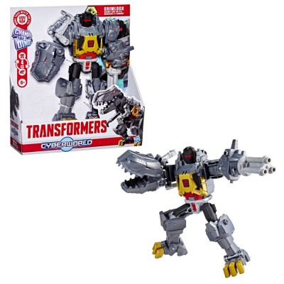 TRANSFORMERS CYBERWORLD ROBOT GRIMLOCK TRANSFORMABIL IN DINOZAUR foto