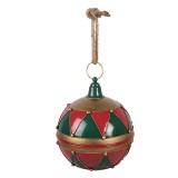 Cumpara ieftin Glob decorativ Craciun metal multicolor &Oslash; 31x36 cm